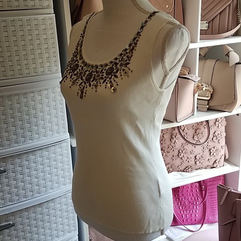 Ruby Rd. Petite Sleeveless Top Size PL - Picture 5 of 8